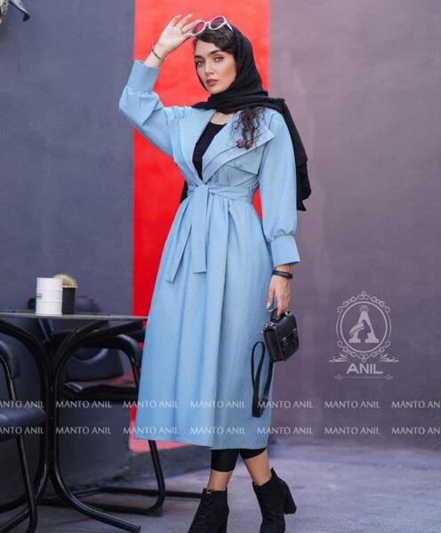 عکس مدل مانتو دو یقه جدید