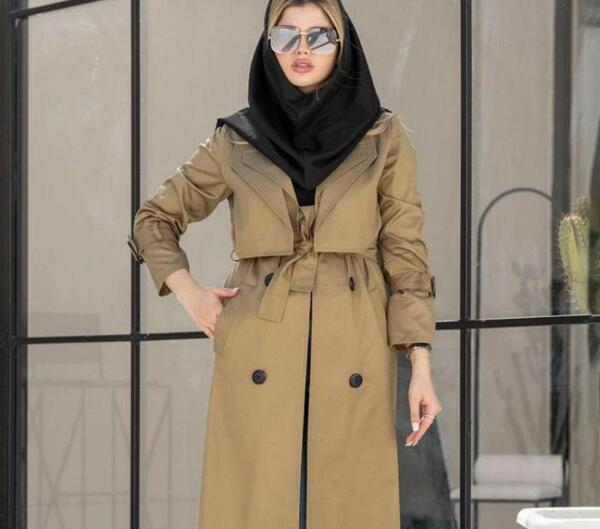 عکس مدل مانتو دو یقه جدید