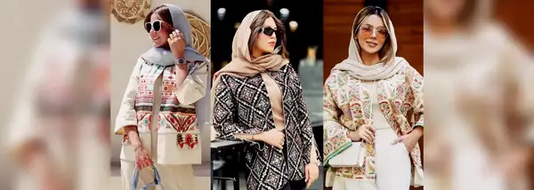 عکس مدل مانتو جدید با پارچه هندی