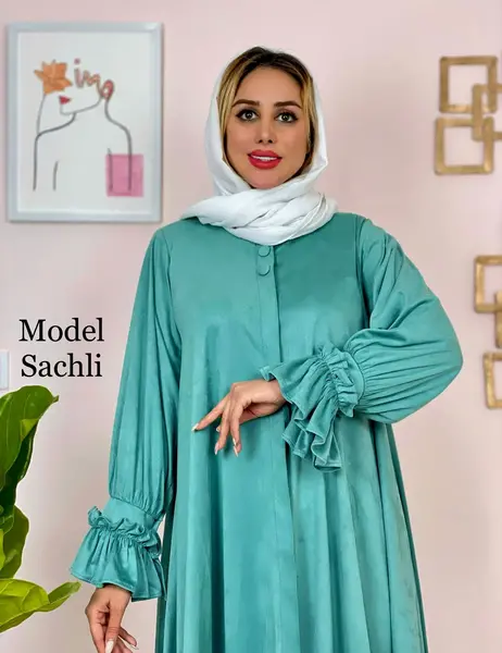 عکس مدل مانتو ساده نخی جدید