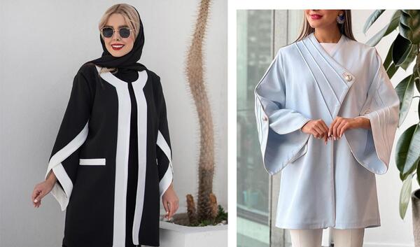 عکس مدل مانتو کتی جدید با پارچه مازراتی
