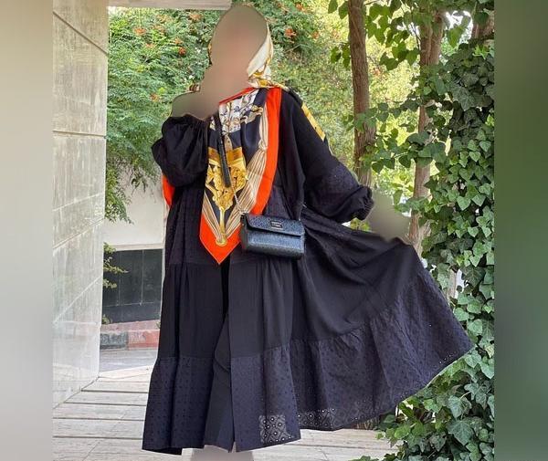 عکس مدل مانتو مشکی عروسکی جدید