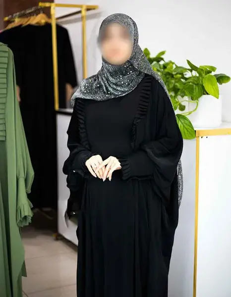 عکس مدل جدید مانتو عبایی مجلسی