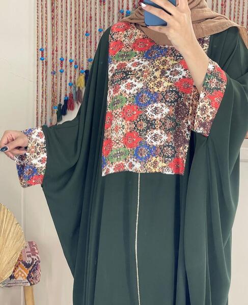عکس مدل مانتو عبایی جدید و شیک