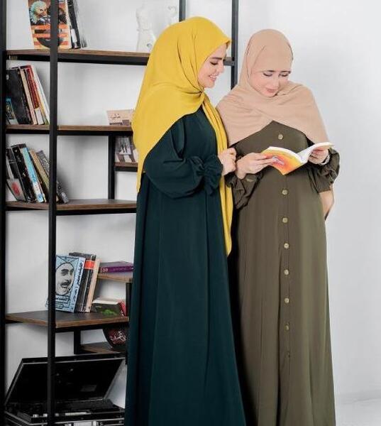 عکس مدل مانتو عبایی جدید دخترانه