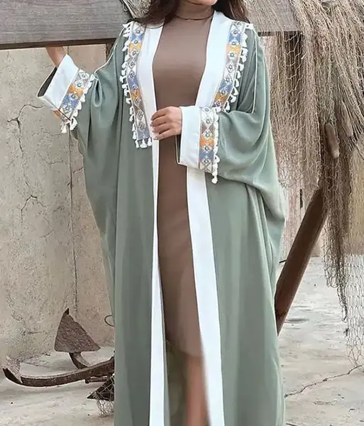 عکس مدل مانتو عبایی جدید 1403
