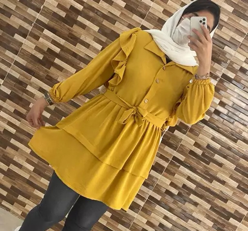 عکس مدل مانتو ابروبادی عروسکی جدید