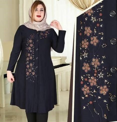عکس مدل مانتو جدید تابستانی سایز بزرگ