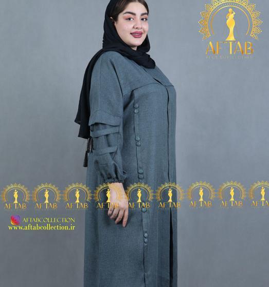 عکس مدل مانتو جدید با پارچه شانتون