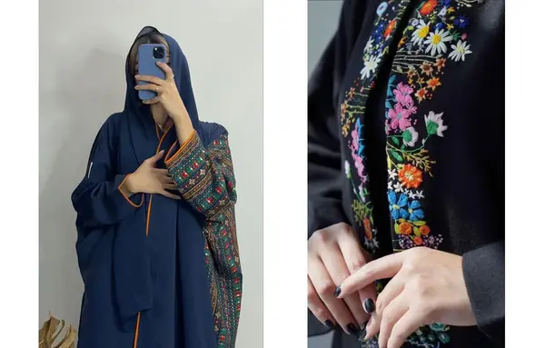 عکس مدل مانتو جدید با پارچه شانتون نخ