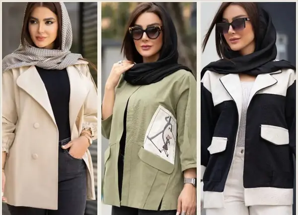 عکس مدل های جدید مانتو ساده و شیک