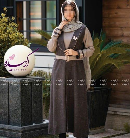 عکس شانتون ترکیبی مدل مانتو شانتون جدید