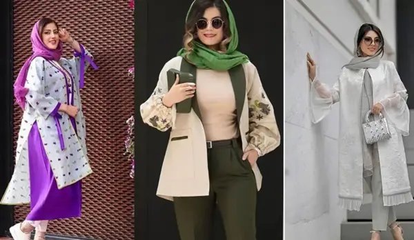 عکس مدل مانتو مجلسی زنانه شیک و جدید
