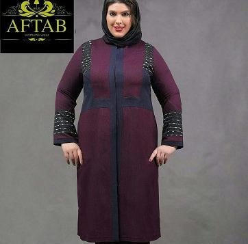 عکس مدل مانتو جدید سایز خیلی بزرگ