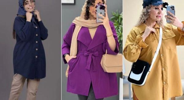 عکس مدل یقه مانتو ساده جدید
