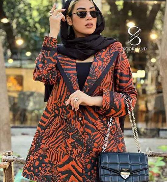 عکس مدل مانتو زرشکی بلند جدید