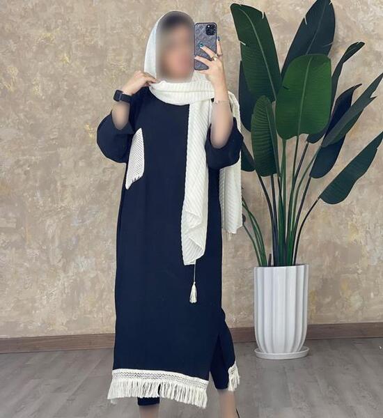 عکس مدل مانتو ریش دار جدید
