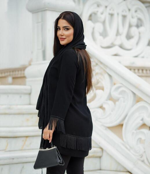 عکس مدل مانتو ریش دار جدید