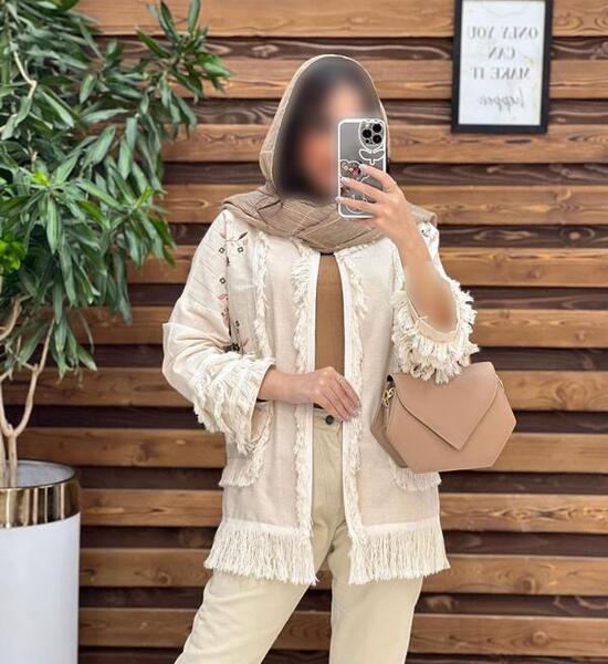 عکس مدل مانتو ریش دار جدید