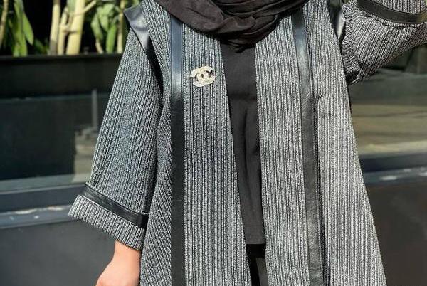 عکس لاکچری مدل مانتو ریش دار جدید