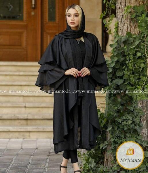 عکس مدل مانتو حریر دوتیکه جدید