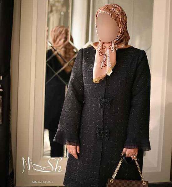 عکس مدل مانتو دکمه دار شیک جدید