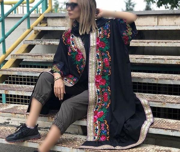 عکس مدل مانتو سنتی جدید در اینستاگرام