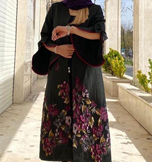عکس مدل مانتو با پارچه های حاشیه دار جدید
