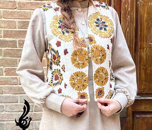 عکس مدل مانتو با پارچه های حاشیه دار جدید
