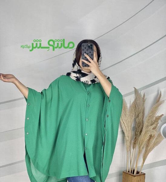 عکس مدل مانتو جدید خفاشی بلند