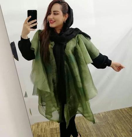 عکس مدل مانتو حریر شیشه ای جدید
