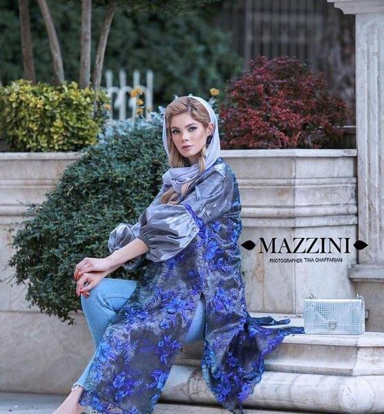 عکس مدل مانتو حریر شیشه ای جدید