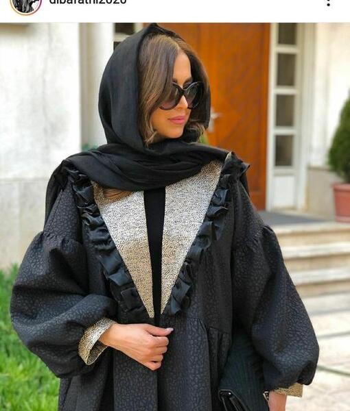 عکس مدل مانتو تابستانی مشکی کوتاه جدید