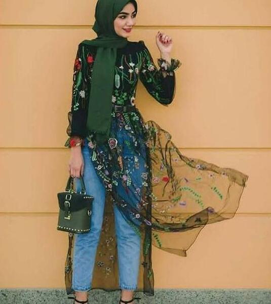 عکس مدل مانتو جدید با پارچه حریر گلدار