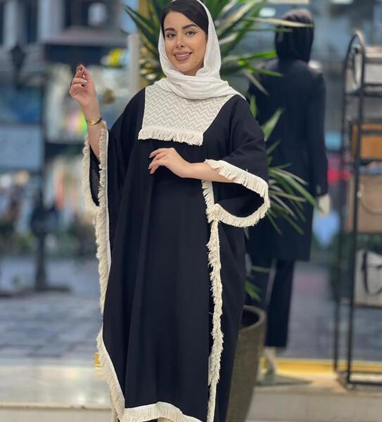 عکس مدل مانتو تابستانی بلند جدید جلو بسته