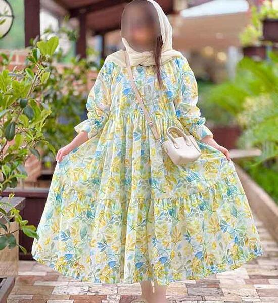 عکس مدل مانتو تابستانی بلند جدید جلو بسته