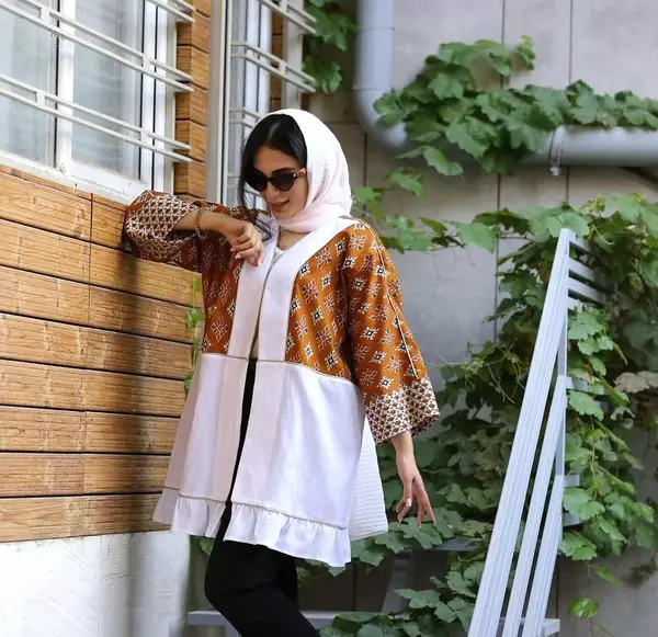 عکس مدل مانتو جدید تابستانه برای افراد چاق