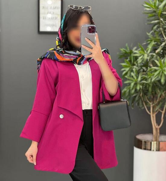 عکس مدل مانتو یقه آمریکایی اسپرت