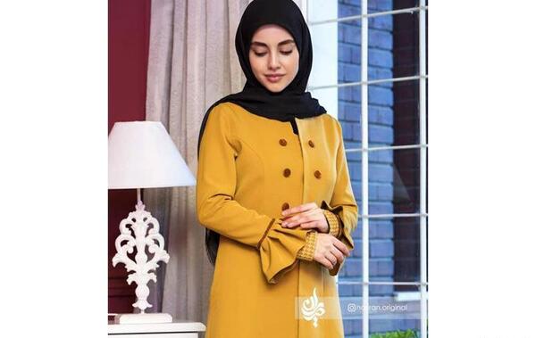 عکس مدل مانتو یقه آمریکایی اسپرت