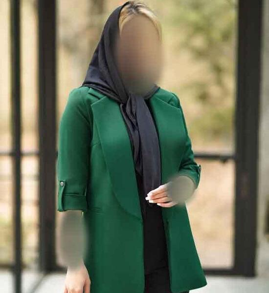 عکس مدل مانتو کتی یقه اسپرت