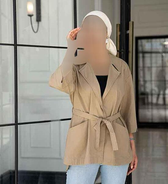 عکس مدل مانتو کتی یقه اسپرت