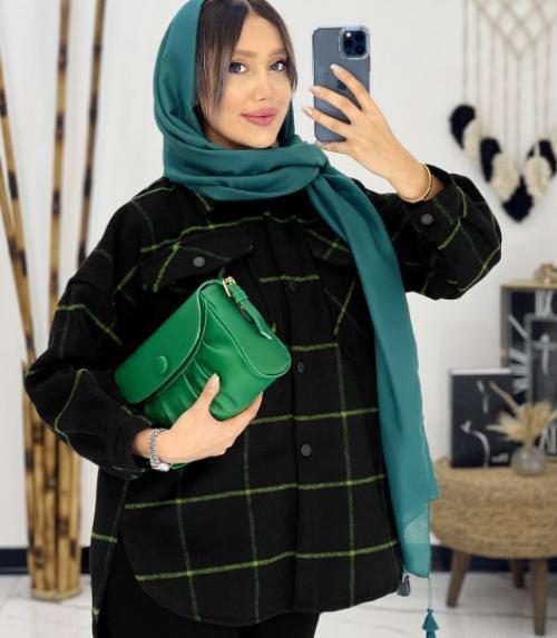 عکس مدل مانتو مخمل پاییزه