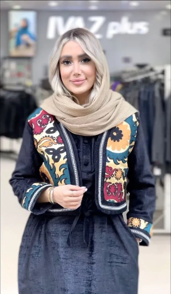 عکس مدل مانتو مخمل پاییزه