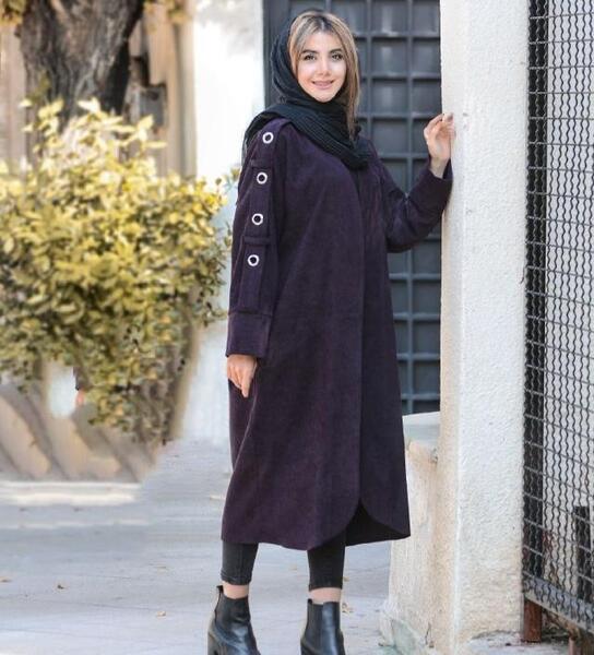 عکس مدل مانتو مخمل کبریتی