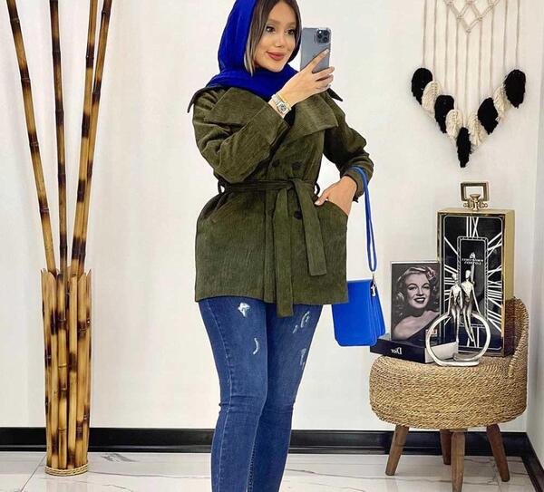 عکس مدل مانتو مخمل کبریتی