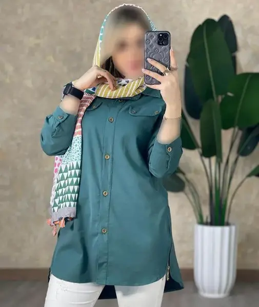 عکس مدل مانتو اسپرت کتان دخترانه