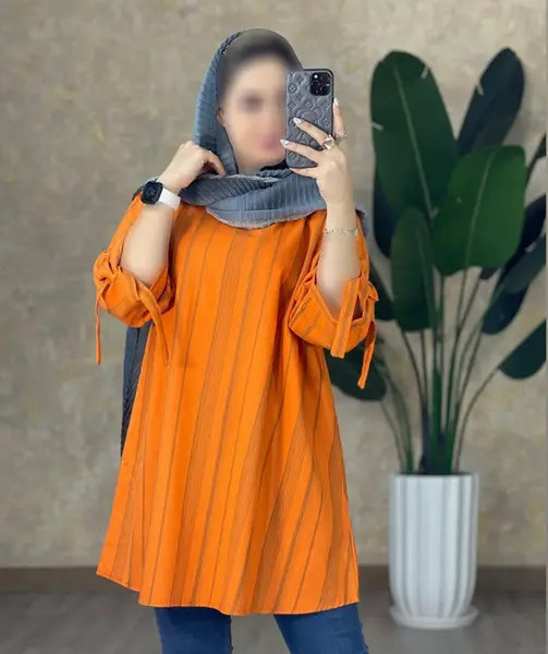 عکس مانتو نخی مدل مانتو تابستانی اسپرت