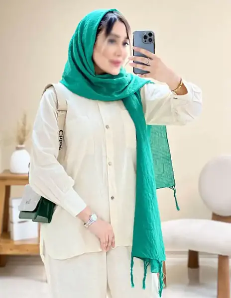 عکس مدل مانتو کوتاه نخی اسپرت