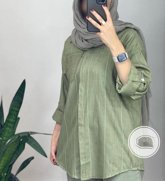 عکس مدل مانتو جلو بسته نخی اسپرت
