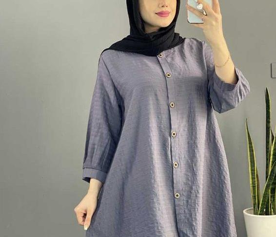 عکس مدل مانتو اسپرت با پارچه مردانه